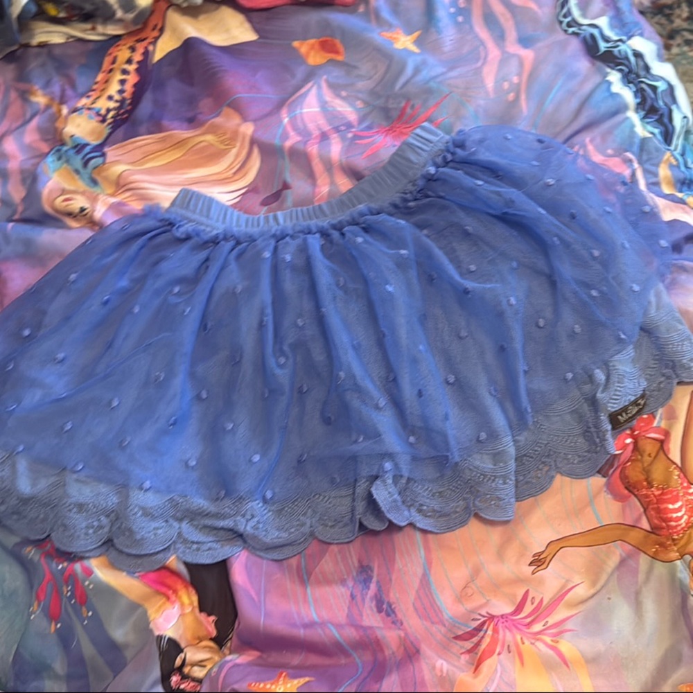 Matilda Jane Blue Tulle Mini Skirt